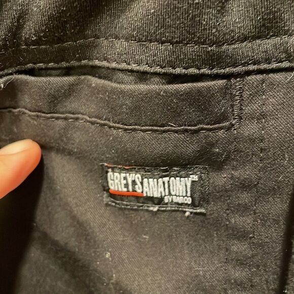GREYS Anatomy woman’s black scrubs pants - Picture 7 of 11